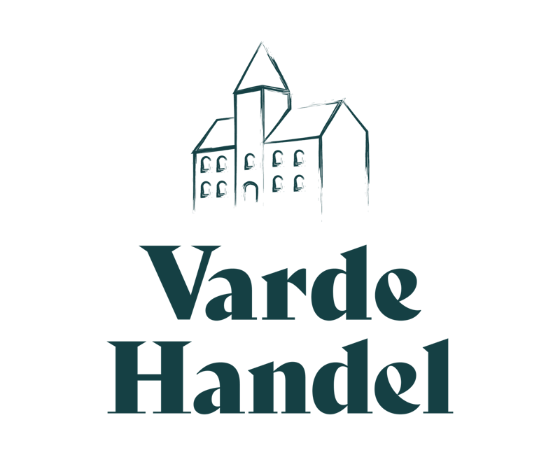 Varde Handel Logo Vertikal Green